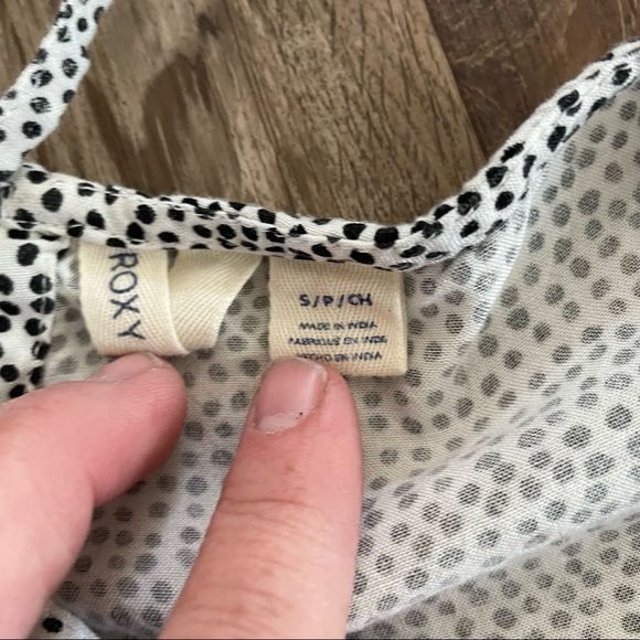 Roxy polka dot tank top S - Picture 5 of 6